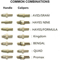 CYCOBYCO Bicycle Brake Bleed Kit for AVID Sram Formula Hayes Bngal Hope Quad Kingdom Promax DOT Oil Hydraulic Disc Tools