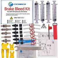 CYCOBYCO Bicycle Brake Bleed Kit for AVID Sram Formula Hayes Bngal Hope Quad Kingdom Promax DOT Oil Hydraulic Disc Tools