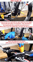 CYCOBYCO Bike Hydraulic Disc Brake Bleed Tool Funnel/Oil Stopper for Shimano MTB Bicycle Disc Brake Mineral Oil Fluid Bleeder Kit