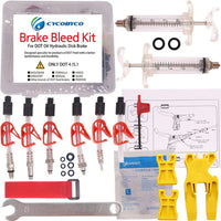 CYCOBYCO Bicycle Brake Bleed Kit for AVID Sram Formula Hayes Bngal Hope Quad Kingdom Promax DOT Oil Hydraulic Disc Tools