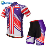 Cycobyco Cycling Jersey Short Sleeve Set Men MTB Bike Clothing Road Bicycle Shorts Padded Pants Maillot Ropa Ciclismo
