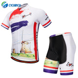 Cycobyco Cycling Jersey Short Sleeve Set Men MTB Bike Clothing Road Bicycle Shorts Padded Pants Maillot Ropa Ciclismo
