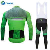 Cycobyco Fluorescence Cycling Jersey Long Sleeve Ciclismo Maillot MTB Bike Bicycle Jacket Cycling Quick Dry Clothing