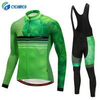 Cycobyco Fluorescence Cycling Jersey Long Sleeve Ciclismo Maillot MTB Bike Bicycle Jacket Cycling Quick Dry Clothing
